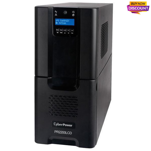 Cyberpower Pr2200Lcd Uninterruptible Power Supply (Ups) Line-Interactive 2.2 Kva 1980 W 10 Ac Outlet(S)