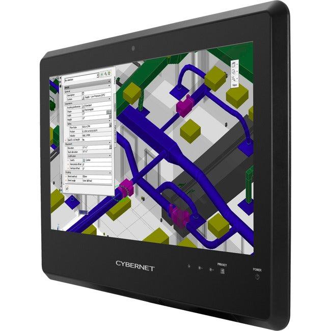 Cybernet S IPC-S20T All-in-One Computer - Intel Core i5 6th Gen i5-6200U - 8 GB - 128 GB SSD - 19.5 HD+ Touchscreen - Desktop - Black"