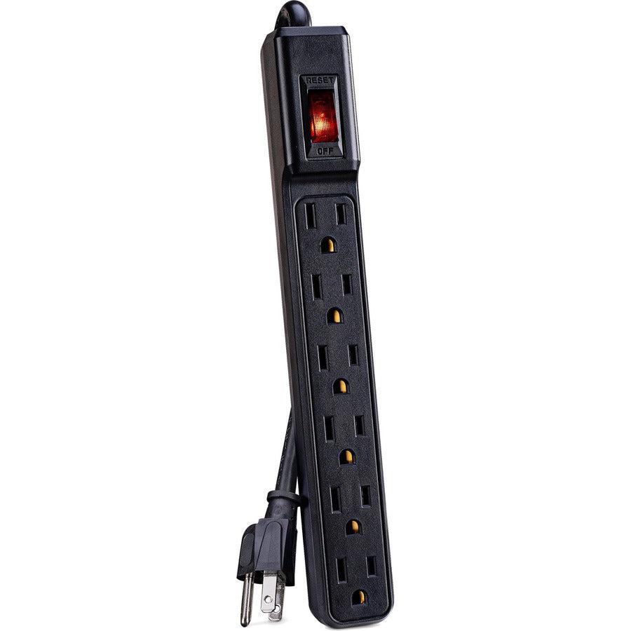 Cyberpower 8Ft Black 6 Outlet Power Strip Power Extension 2.4 M 6 Ac Outlet(S) Indoor