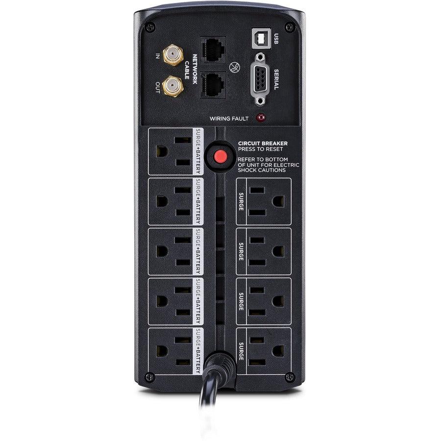 Cyberpower Cp1000Avrlcd Uninterruptible Power Supply (Ups) 1 Kva 600 W