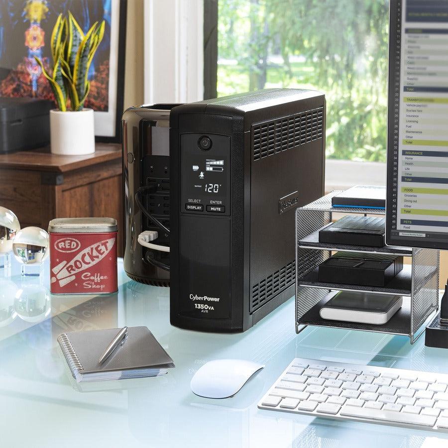 Cyberpower Cp1350Avrlcd Uninterruptible Power Supply (Ups) Line-Interactive 1.35 Kva 810 W