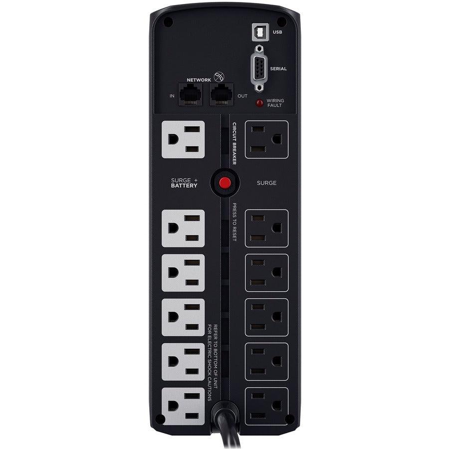 Cyberpower Cp1350Pfclcd Uninterruptible Power Supply (Ups) Line-Interactive 1.35 Kva 810 W 10 Ac Outlet(S)