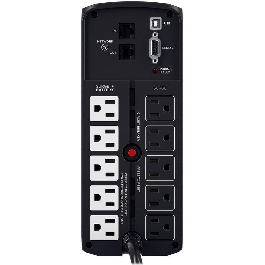 Cyberpower Cp850Pfclcd Uninterruptible Power Supply (Ups) Line-Interactive 0.85 Kva 510 W 10 Ac Outlet(S)