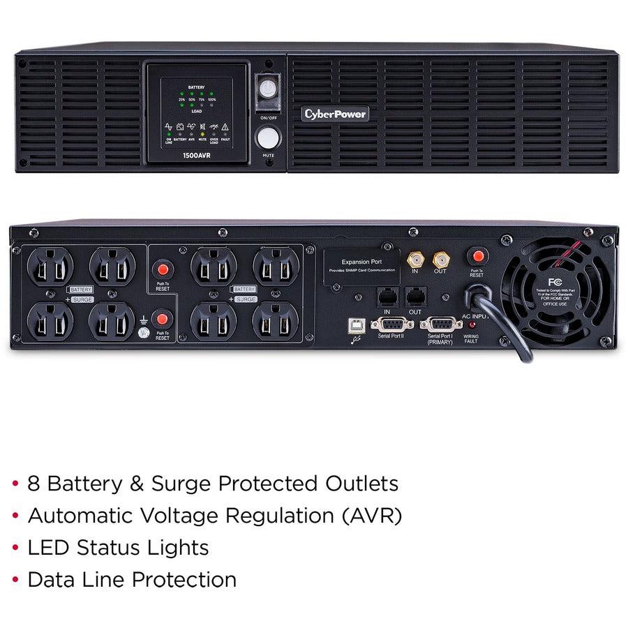 Cyberpower Cps1500Avr Uninterruptible Power Supply (Ups) 1.5 Kva 950 W