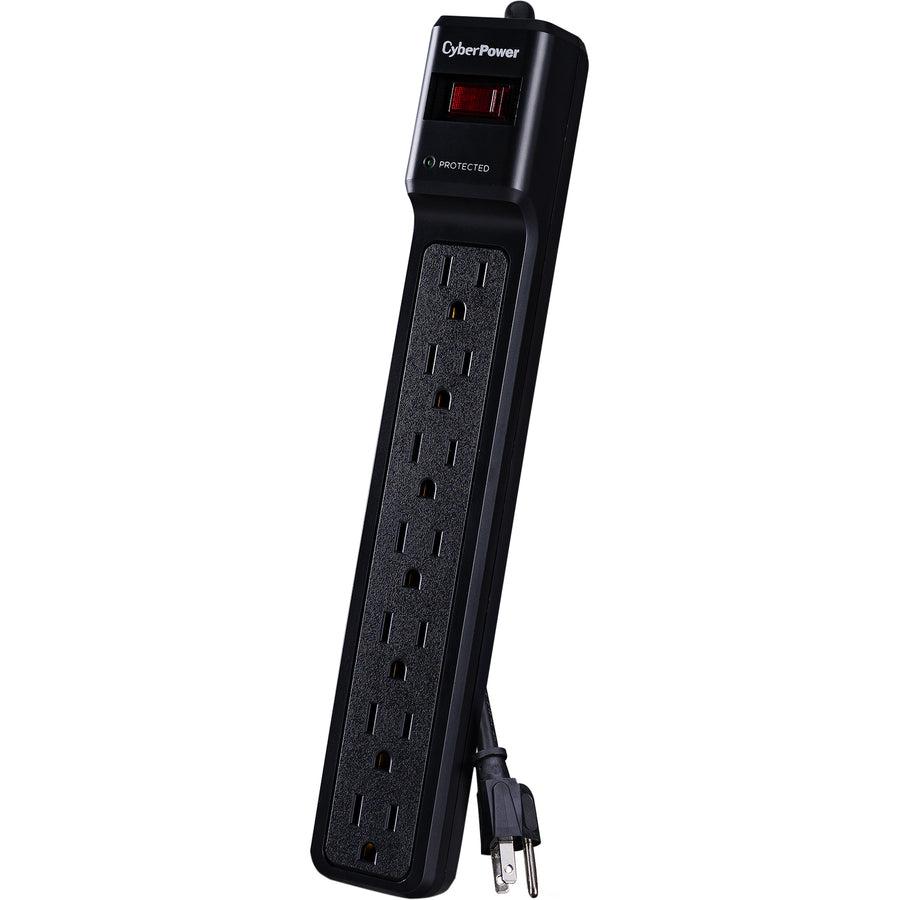 Cyberpower Csb706 Surge Protector Black 7 Ac Outlet(S) 125 V 1.829 M
