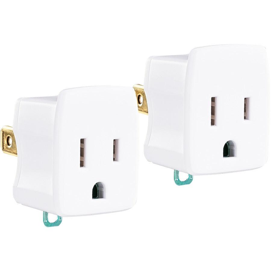 Cyberpower Gt1W2Pk Power Plug Adapter Nema 5-15P Nema 5-15R White