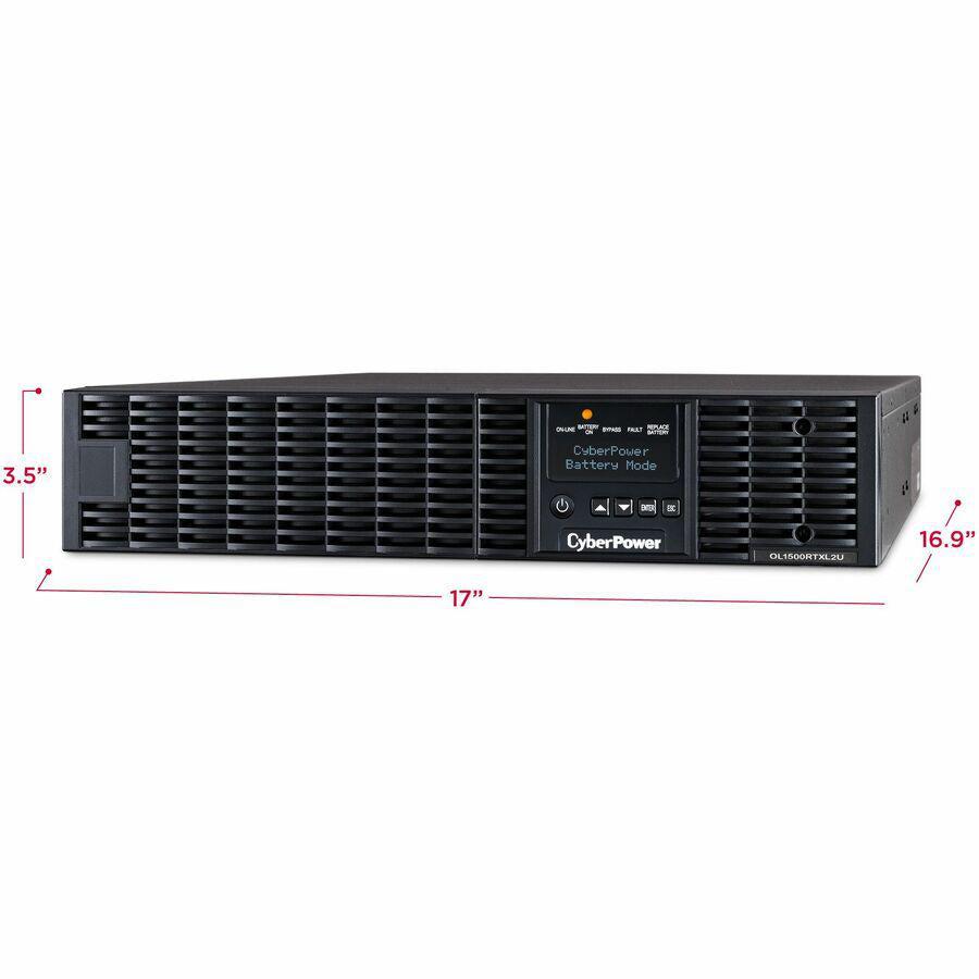 Cyberpower Ol1500Rtxl2Un Uninterruptible Power Supply (Ups) Double-Conversion (Online) 1.5 Kva 1350 W 8 Ac Outlet(S)
