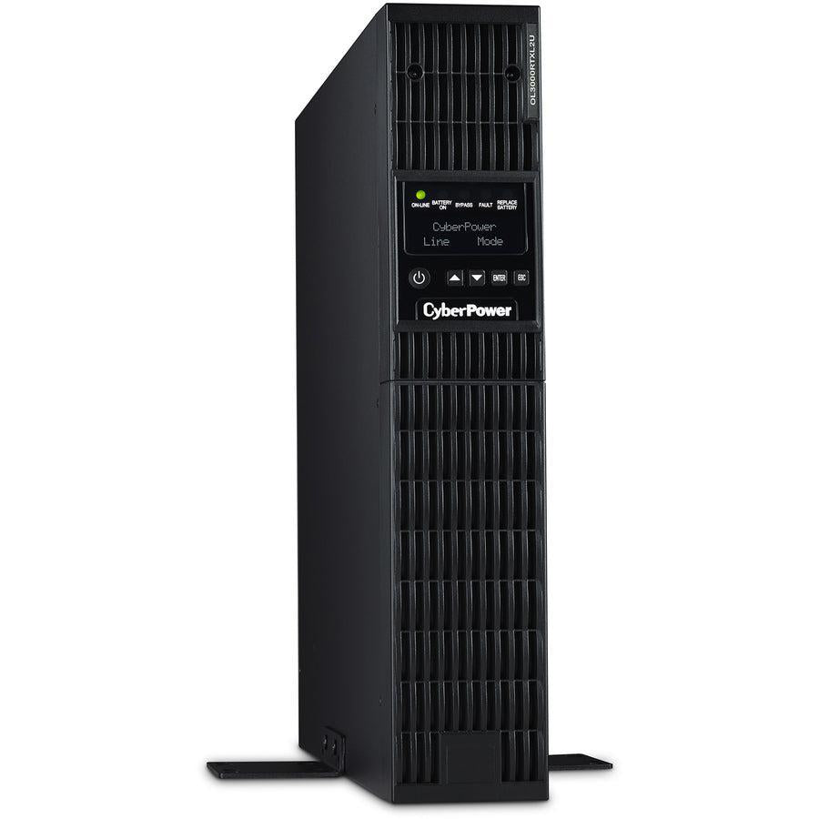 Cyberpower Ol3000Rtxl2U Uninterruptible Power Supply (Ups) Double-Conversion (Online) 3 Kva 2700 W 7 Ac Outlet(S)