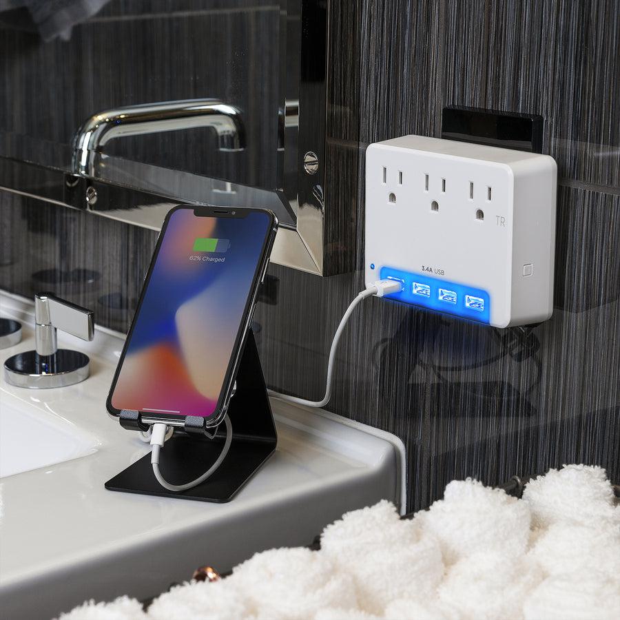 Cyberpower P3Wun Surge Protector White 3 Ac Outlet(S) 125 V