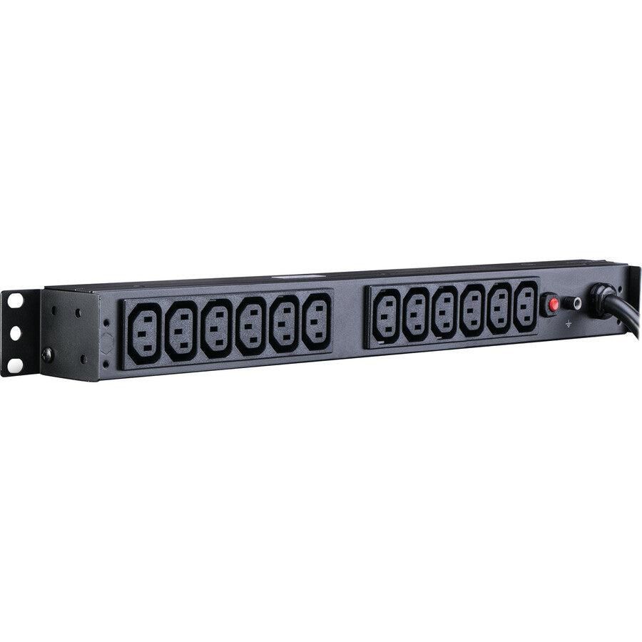 Cyberpower Pdu20Bhvt12R Power Distribution Unit (Pdu) 12 Ac Outlet(S) 1U Black