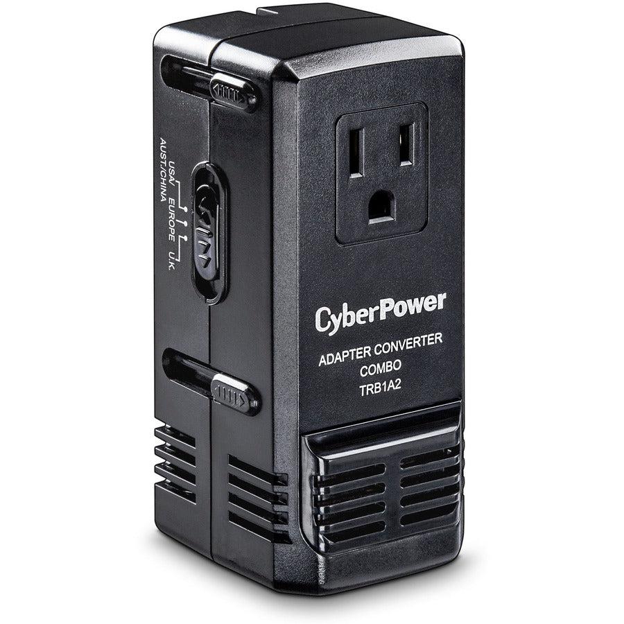 Cyberpower Trb1A2 Power Plug Adapter Black