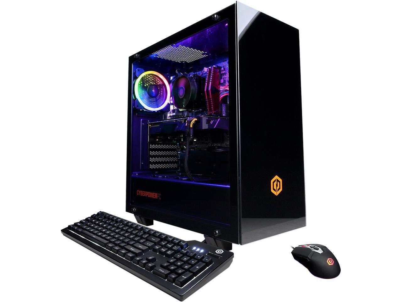 Cyberpowerpc Gaming Desktop Gamer Master Gm60700 Ryzen 5 5000 Series 5600X (3.70Ghz) 8Gb Ddr4 1 Tb