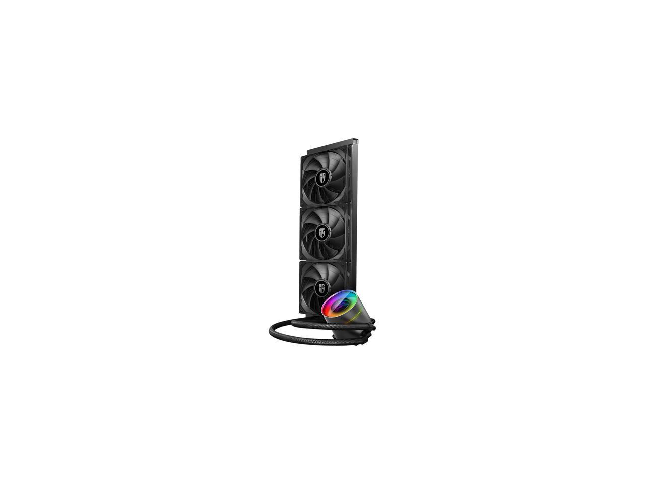 Deepcool Castle 360Ex, Addressable Rgb Aio Liquid Cpu Cooler, Anti-Leak Technology Inside, Cable