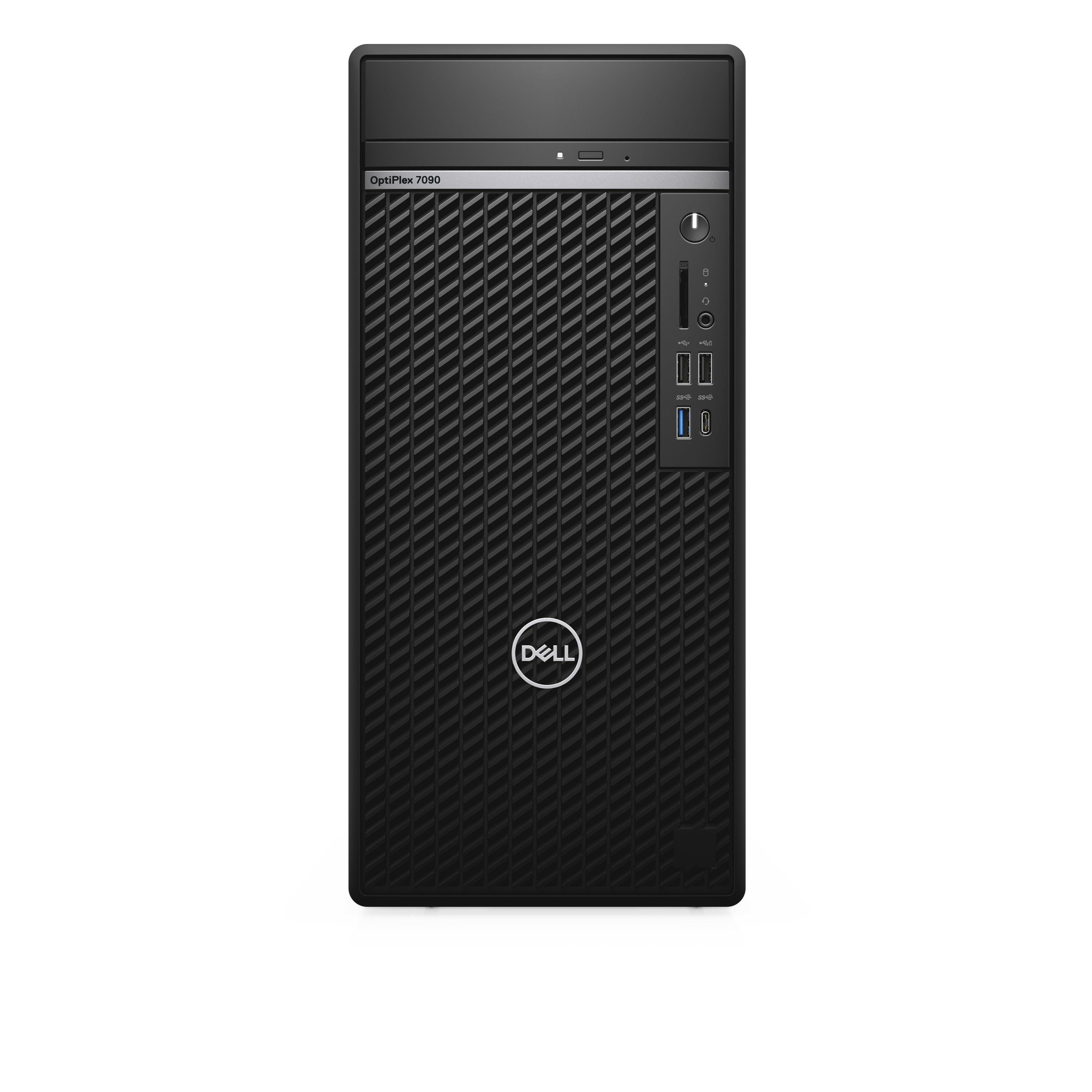 Dell Optiplex 7090 Ddr4-Sdram I7-10700 Tower Intel® Core™ I7 16 Gb 256 Gb Ssd Windows 10 Pro Pc Black