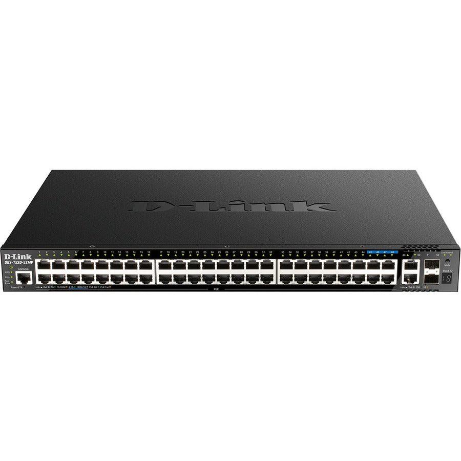 DGS-1520-52MP Layer 3 Stackable Smart Managed Switch - 48 Port PoE Enterprise