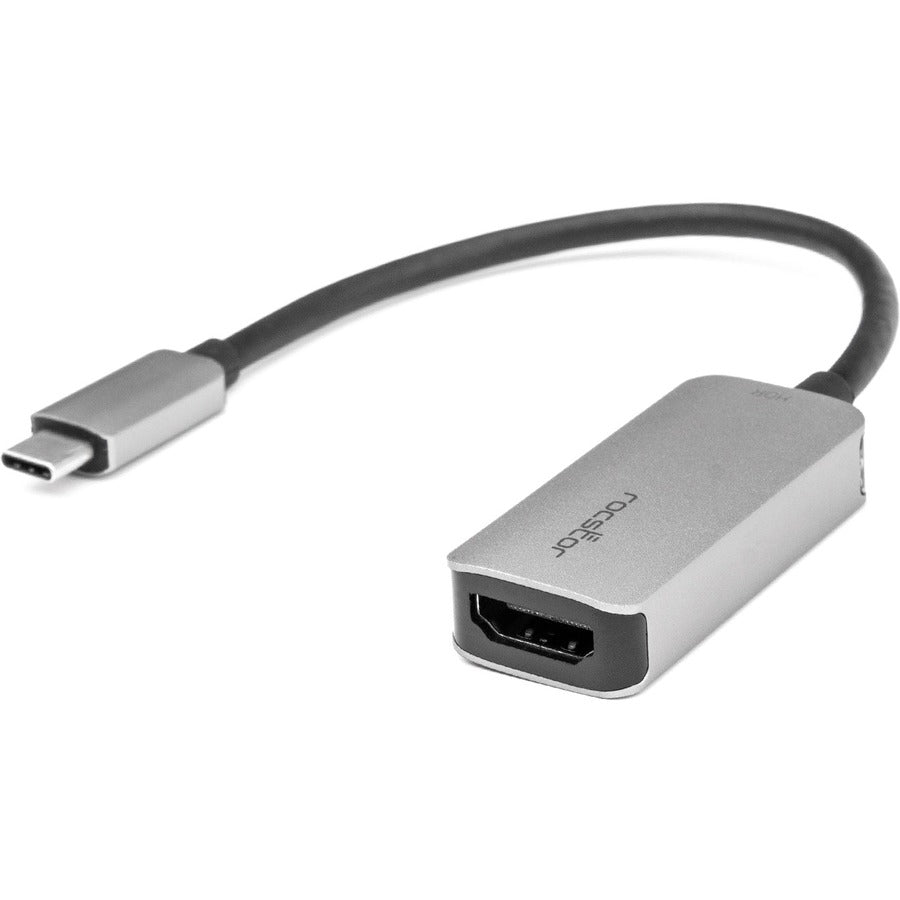 DISPLAYPORT 1.4 TO HDMI 2.0 4K 60HZ ADAPTER-M/F- ALUMINUM GREY Y10A243-A1