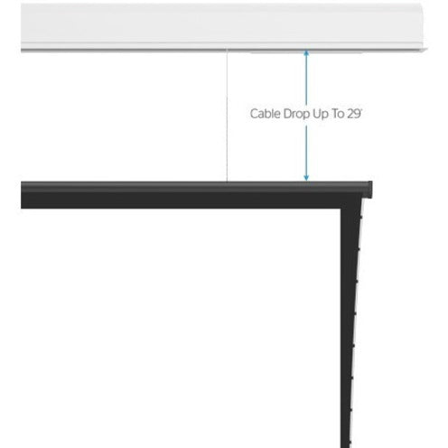 Da-Lite Wireline Advantage 220 Electric Projection Screen" 29453G