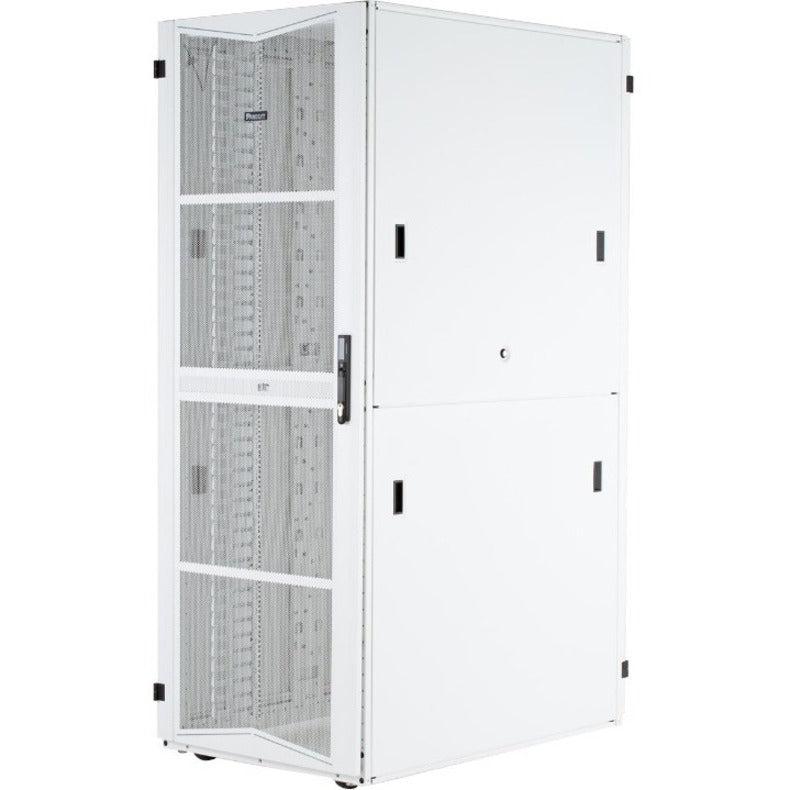 Data Center Server Rack - FLEXFUSION 45RU White Cabinet with Brush Seal | Panduit XG74512WS0001
