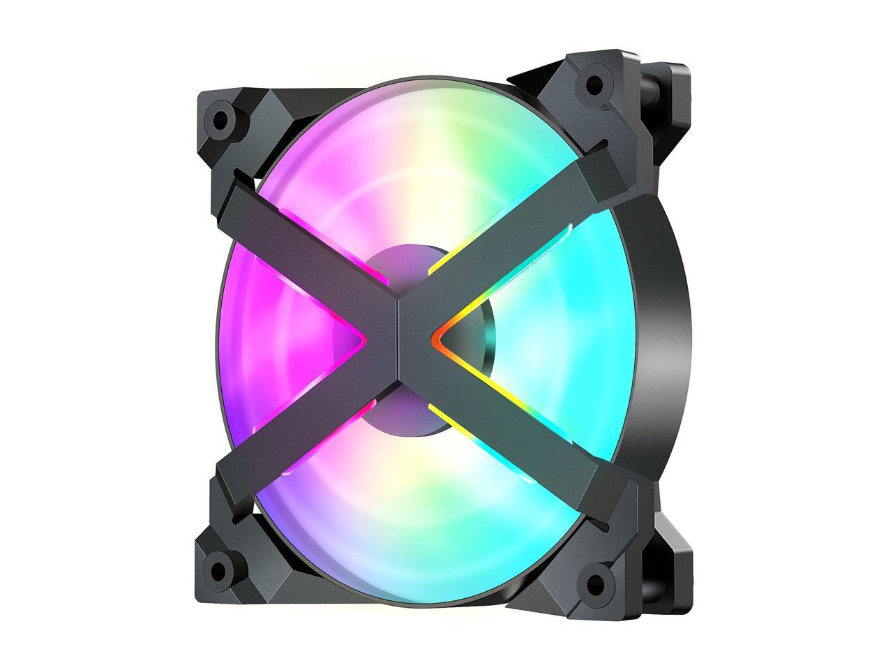 Deepcool Castle 240Ex Rgb Aio Liquid Cpu Cooler, Anti-Leak Technology, Two Mf120Gt A-Rgb Pwm Fans,