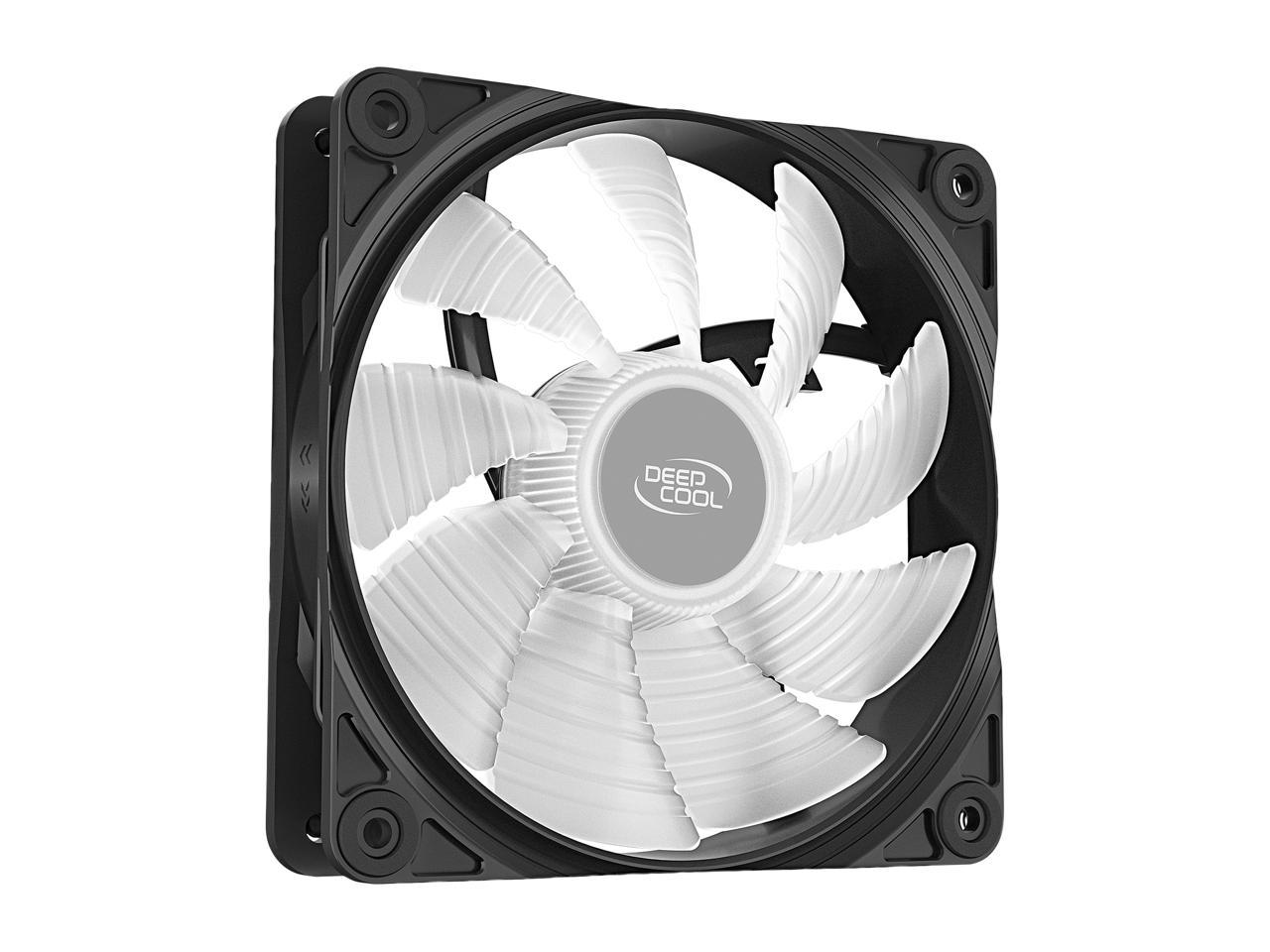 Deepcool Castle 240R Aio Liquid Cpu Cooler, Anti-Leak Technology, 120Mm Rgb Pwm Fan, 12V 4-Pin Motherboard Connector, Intel/ Amd Am4