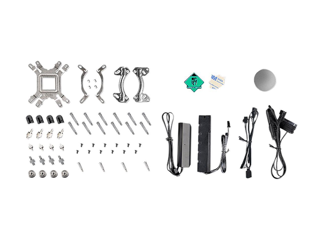 Deepcool Castle 360Ex Rgb Aio Liquid Cpu Cooler, Anti-Leak Technology, Three Mf120Gt A-Rgb Pwm Fans,