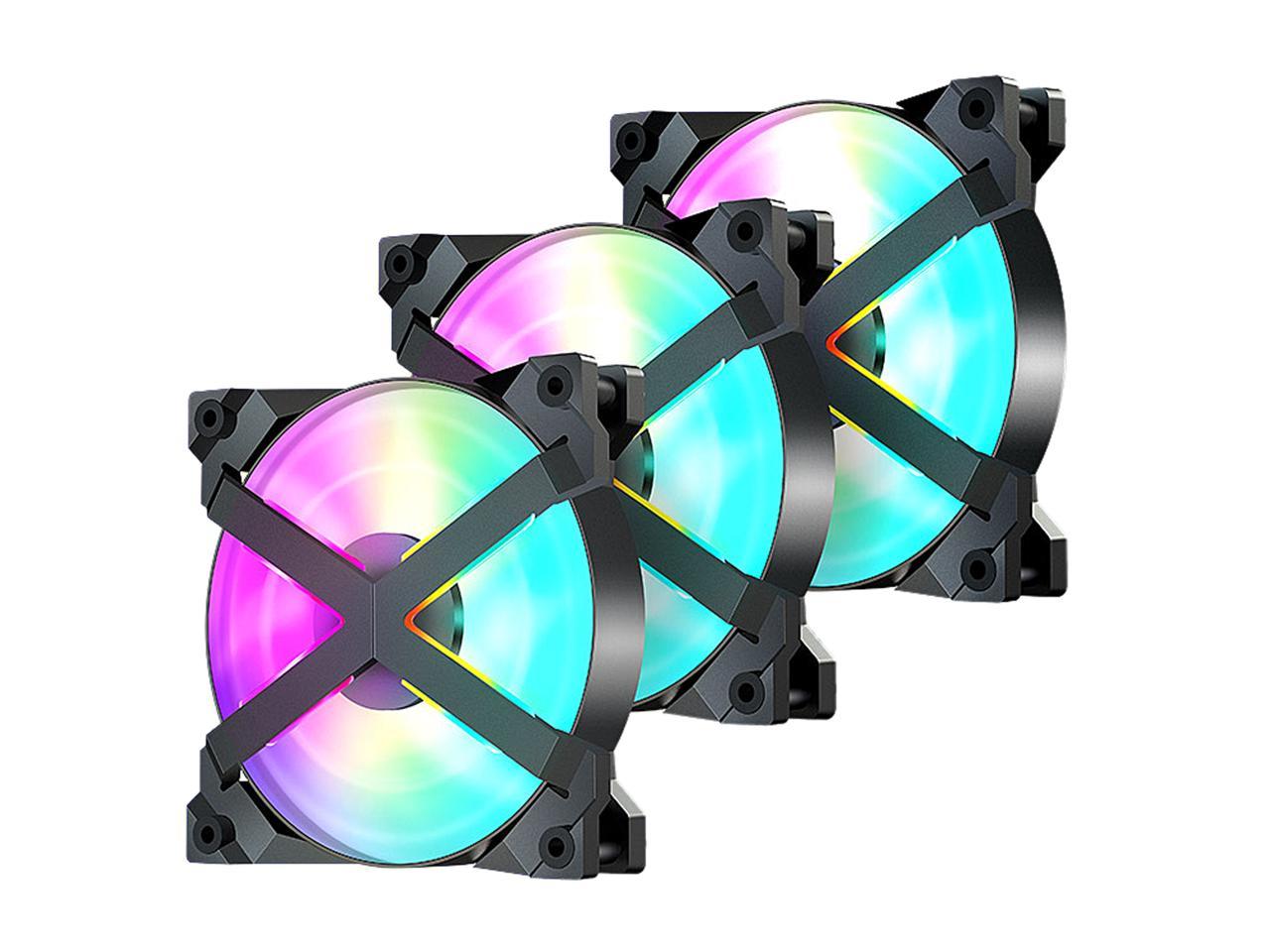 Deepcool Castle 360Ex Rgb Aio Liquid Cpu Cooler, Anti-Leak Technology, Three Mf120Gt A-Rgb Pwm Fans,