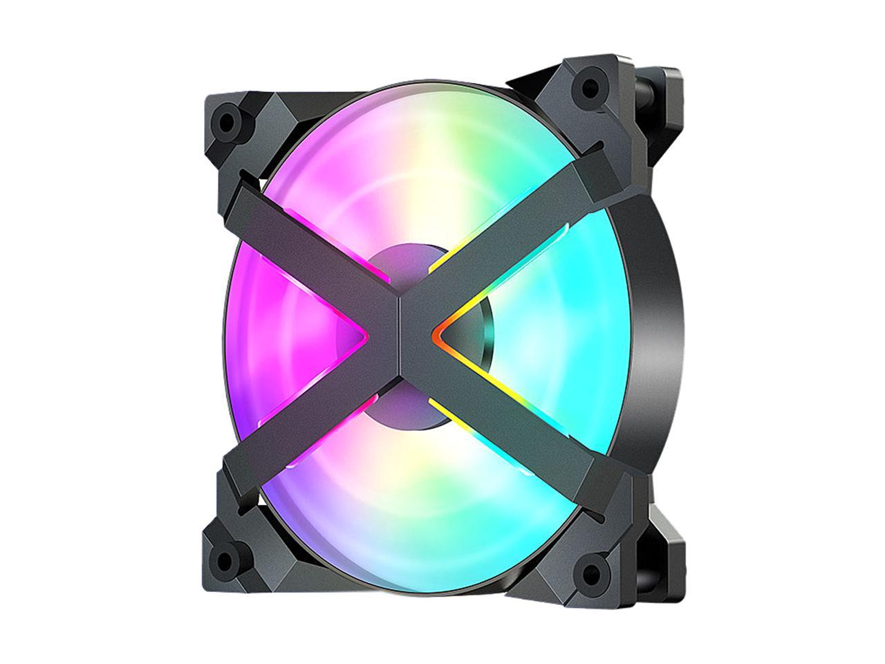 Deepcool Castle 360Ex Rgb Aio Liquid Cpu Cooler, Anti-Leak Technology, Three Mf120Gt A-Rgb Pwm Fans,