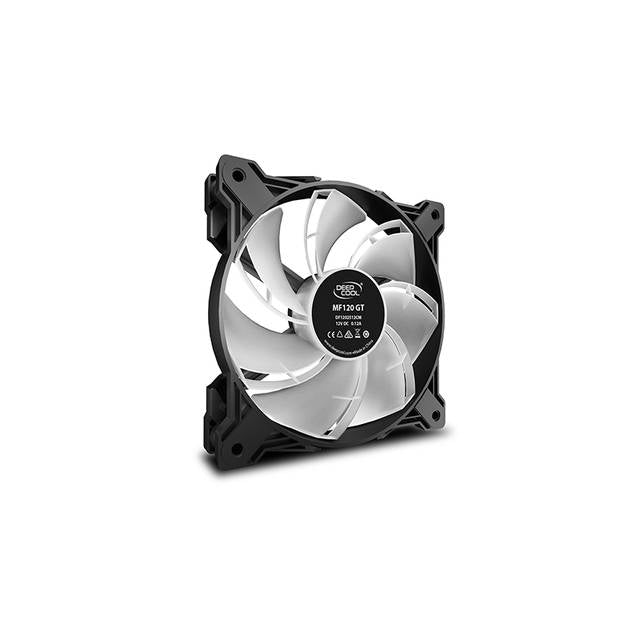 Deepcool Mf120 Gt A-Rgb X-Frame, 5V 3-Pin Motherboard Connector, Included 4-Port Pwm Fan Hub, 6-Port Rgb Hub And Wire Controller, 3 Fan Pack