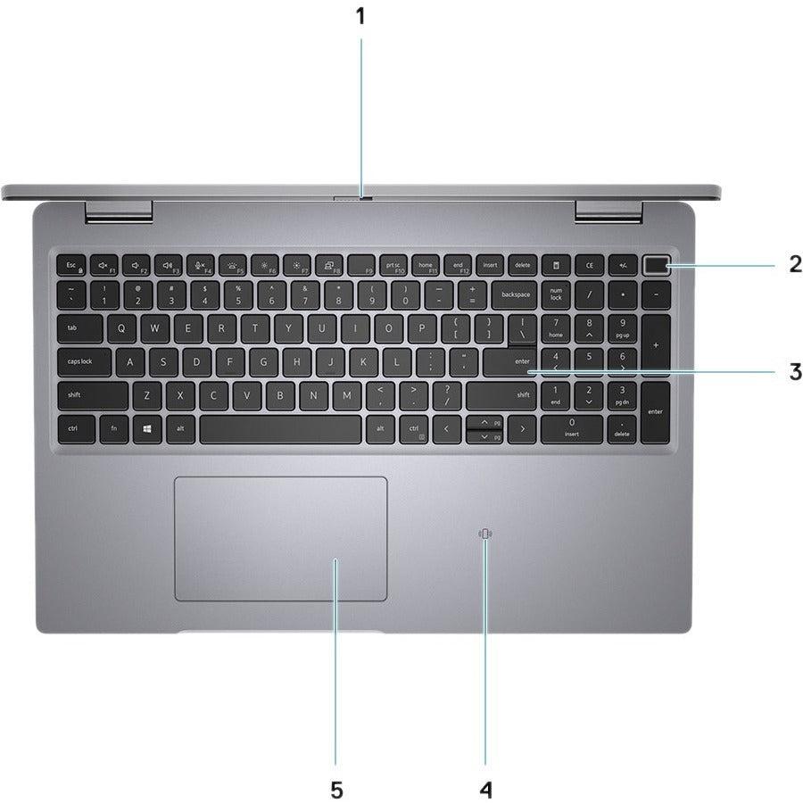 Dell Latitude 5520 Notebook 39.6 Cm (15.6") Full Hd Intel® Core™ I7 8 Gb Ddr4-Sdram 256 Gb Ssd Wi-Fi 6 (802.11Ax) Windows 10 Pro Grey N59Wr