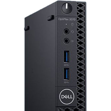 Dell OptiPlex 3000 3070 Desktop Computer - Intel Core i5 9th Gen i5-9500T - 8 GB - 256 GB SSD - Micro PC W7XP4
