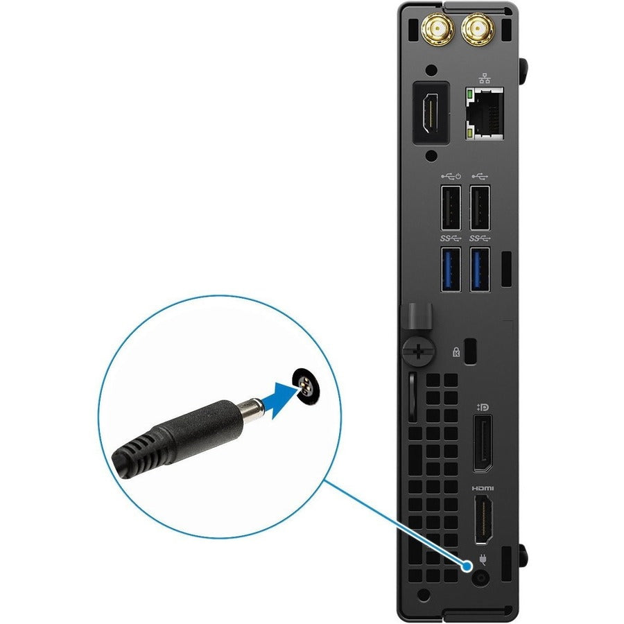 Dell OptiPlex 3000 3080 Desktop Computer - Intel Core i5 10th Gen i5-10500T - 8 GB - 256 GB SSD - Micro PC RHDRD