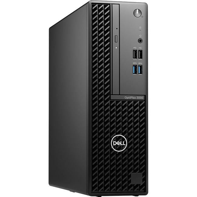 Dell OptiPlex 3000 Desktop Computer - Intel Core i3 12th Gen i3-12100 - 8 GB - 256 GB SSD - Small Form Factor - Black H64X1
