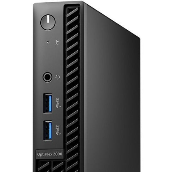 Dell OptiPlex 3000 Desktop Computer - Intel Core i3 12th Gen i3-12100T - 8 GB - 256 GB SSD - Micro PC - Black 18D3F