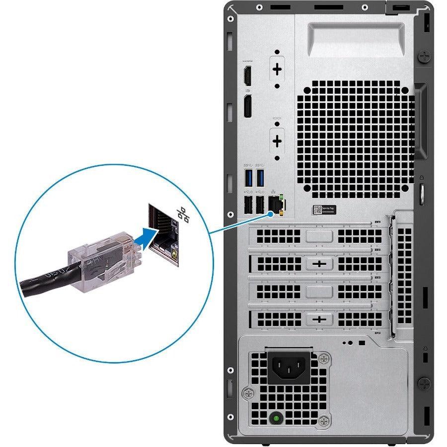 Dell OptiPlex 3000 Desktop Computer - Intel Core i5 12th Gen i5-12500 - 16 GB - 512 GB SSD - Tower - Black 161DC