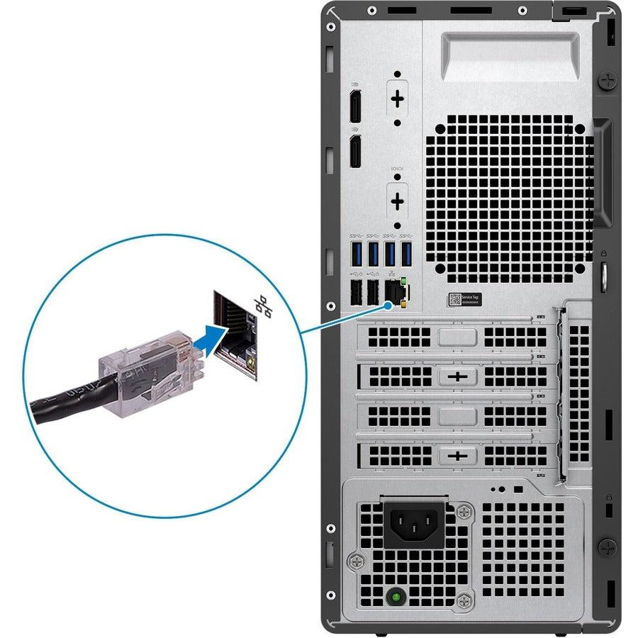 Dell OptiPlex 5000 Desktop Computer - Intel Core i5 12th Gen i5-12500 - vPro Technology - 8 GB - 256 GB SSD - Tower - Black HYDM3