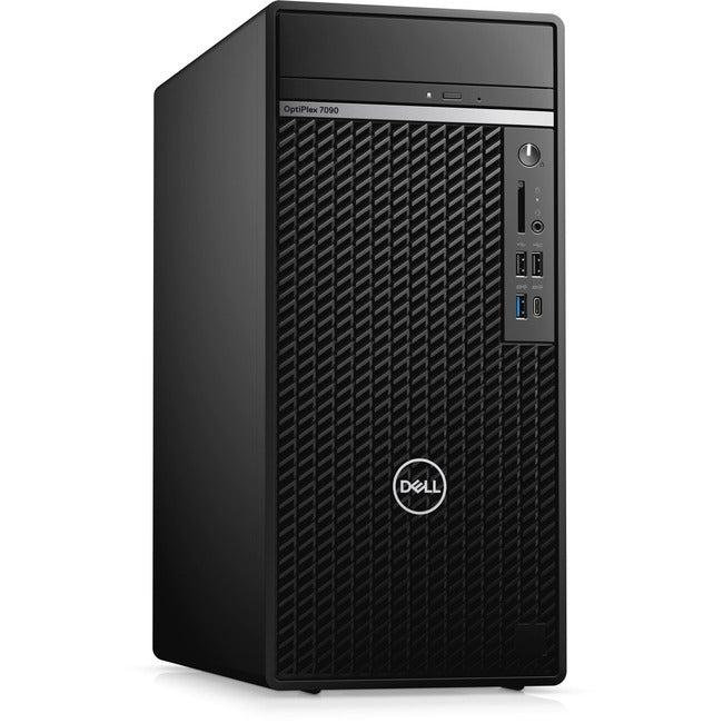 Dell OptiPlex 7000 7090 Desktop Computer - Intel Core i7 10th Gen i7-10700 - 16 GB - 512 GB SSD - Tower - Black DF1GH