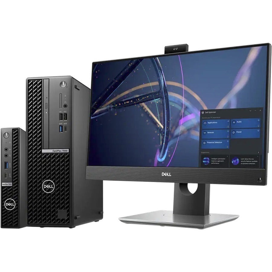 Dell OptiPlex 7000 Desktop Computer - Intel Core i5 12th Gen i5-12500T - vPro Technology - 16 GB - 256 GB SSD - Micro PC - Black TKGTH