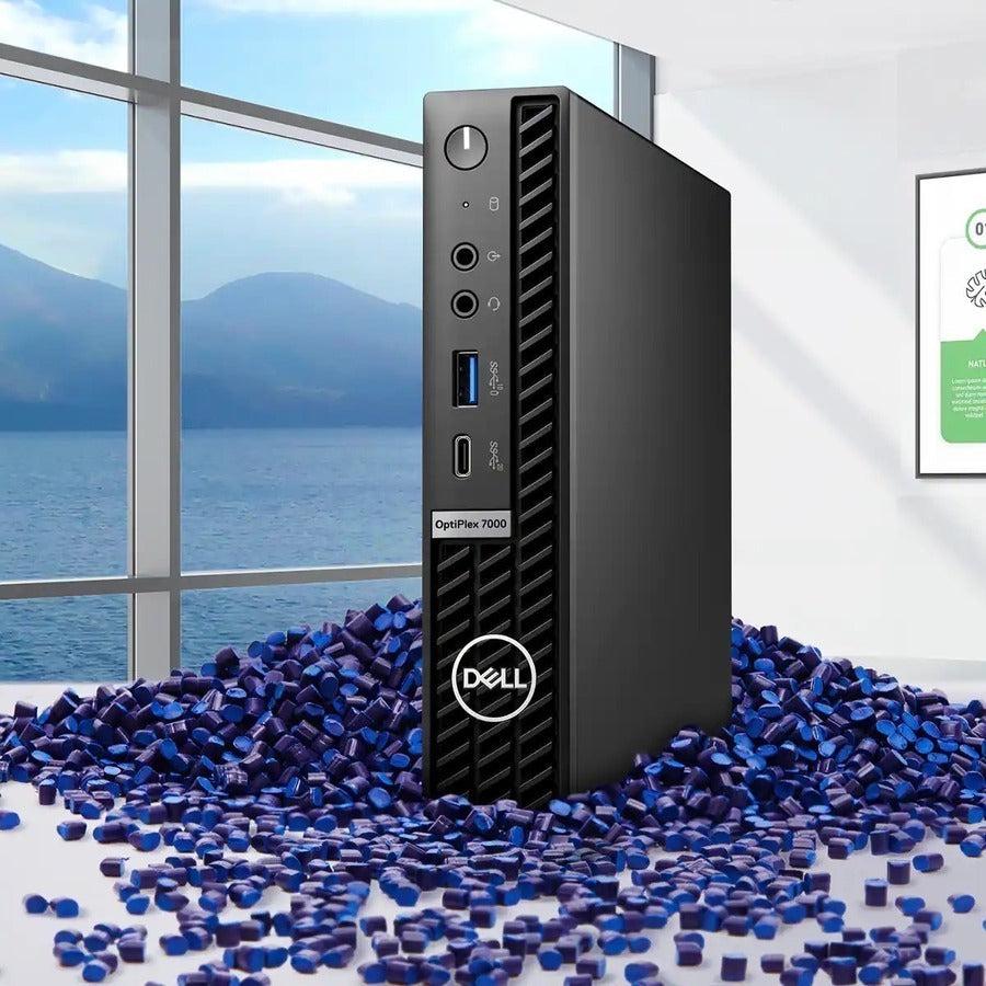 Dell OptiPlex 7000 Desktop Computer - Intel Core i7 12th Gen i7-12700T - vPro Technology - 16 GB - 256 GB SSD - Micro PC - Black D6FFR