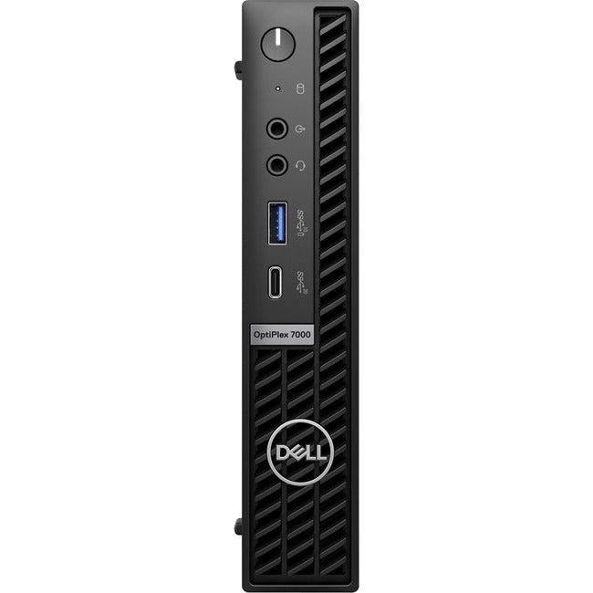 Dell OptiPlex 7000 Desktop Computer - Intel Core i7 12th Gen i7-12700T - vPro Technology - 16 GB - 256 GB SSD - Micro PC - Black D6FFR