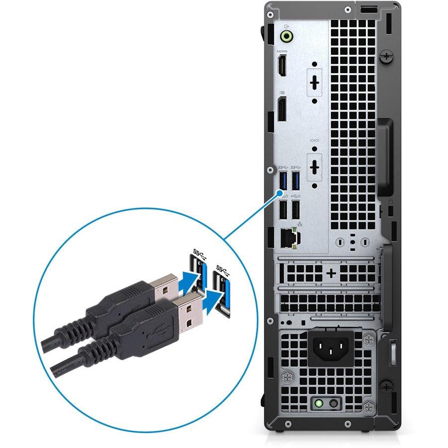 Dell Optiplex 3080 Ddr4-Sdram I5-10505 Sff Intel® Core™ I5 8 Gb 128 Gb Ssd Windows 10 Pro Pc Black