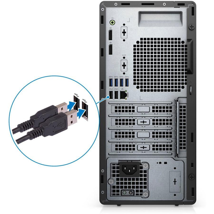 Dell Optiplex 5090 Ddr4-Sdram I7-10700 Mini Tower Intel® Core™ I7 16 Gb 1000 Gb Hdd Windows 10 Pro Pc Black