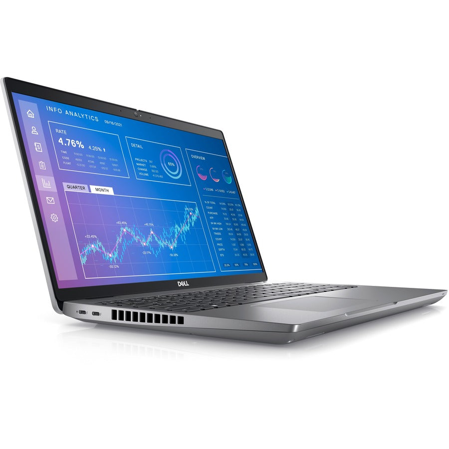 Dell Precision 3000 3571 15.6 Mobile Workstation - Full HD - Intel Core i7 12th Gen i7-12700H - vPro Technology - 16 GB - 512 GB SSD - English (US) Keyboard - Titan Gray" DH80R