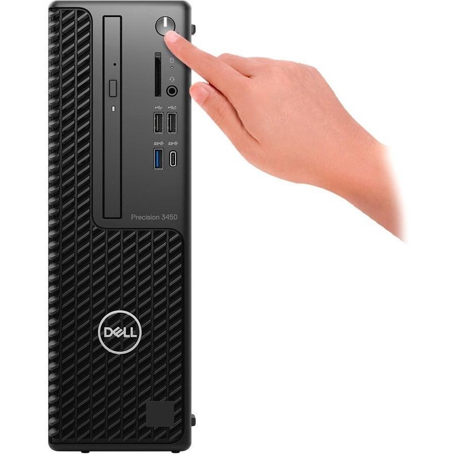 Dell Precision 3450 Ddr4-Sdram I7-10700 Sff Intel® Core™ I7 16 Gb 512 Gb Ssd Windows 10 Pro Workstation Black
