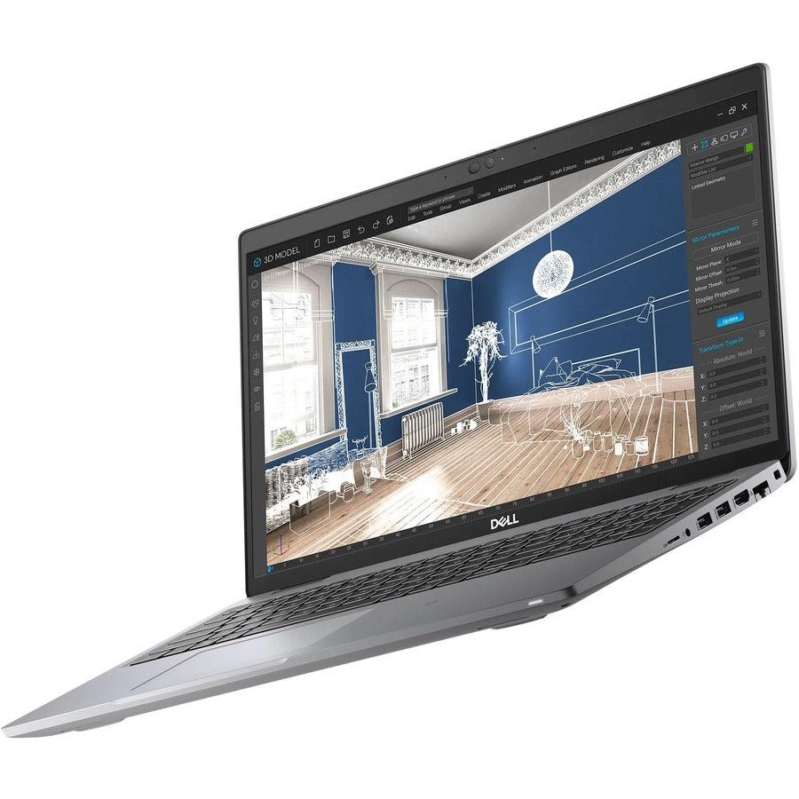 Dell Precision 3560 Mobile Workstation 39.6 Cm (15.6") Full Hd Intel® Core™ I5 16 Gb Ddr4-Sdram 256 Gb Ssd Nvidia Quadro T500 Wi-Fi 6 (802.11Ax) Windows 10 Pro Grey