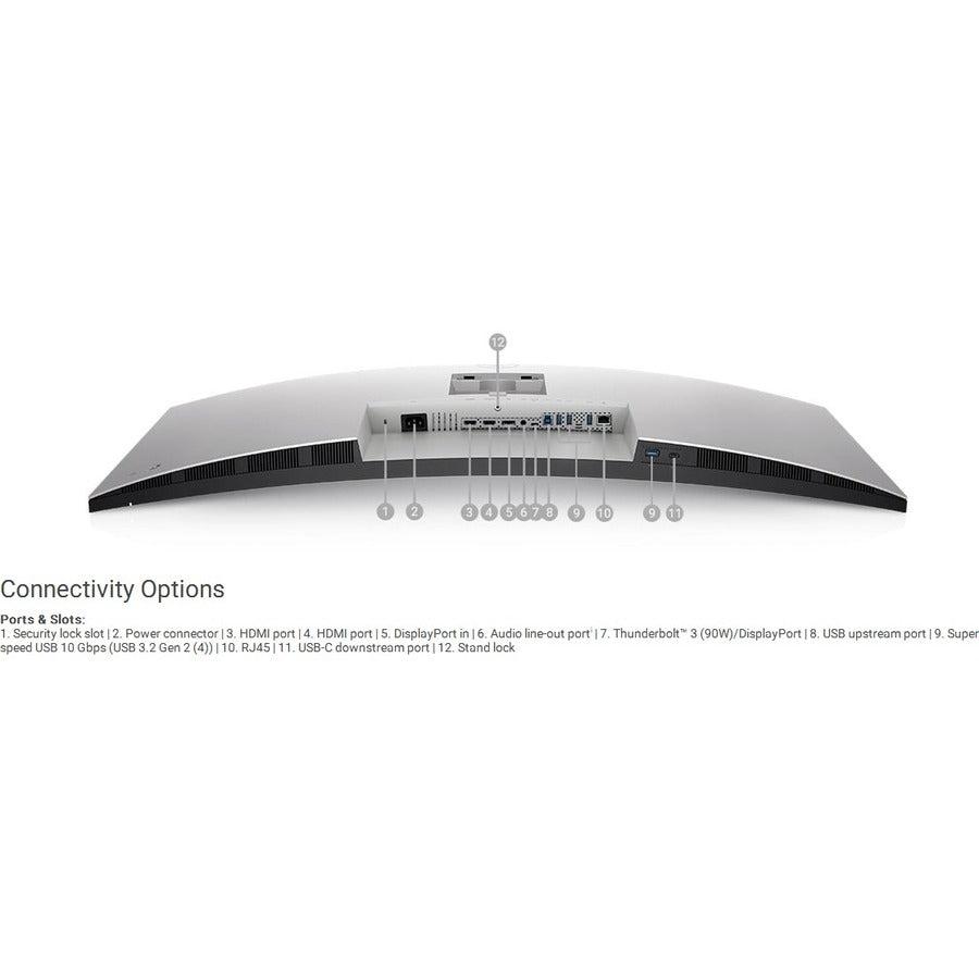 Dell Ultrasharp U4021Qw 100.8 Cm (39.7") 5120 X 2160 Pixels Lcd Black, Silver