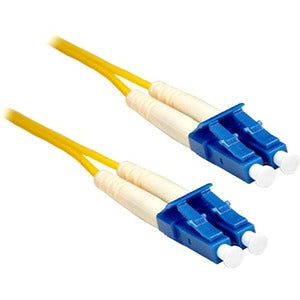 ENET 1M LC/LC Duplex Single-mode 9/125 OS1 or Better Yellow Simplex Fiber Patch Cable 1 meter LC-LC Individually Tested LC2-SM-SMP-1M-ENC