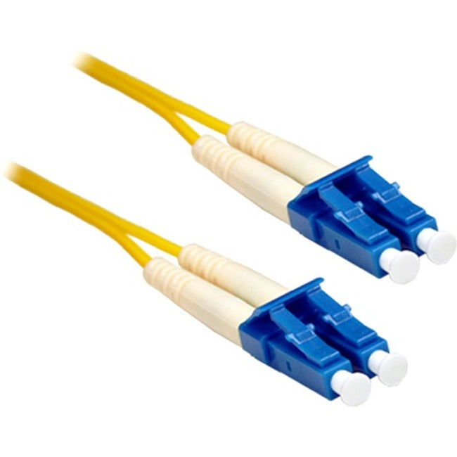 ENET 30M LC/LC Duplex Single-mode 9/125 OS1 or Better Yellow Fiber Patch Cable 30 meter LC-LC Individually Tested LC2-SM-30M-ENC