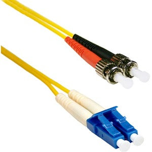 ENET 6M ST/LC Duplex Single-mode 9/125 OS1 or Better Yellow Fiber Patch Cable 6 meter ST-LC Individually Tested STLC-SM-6M-ENC