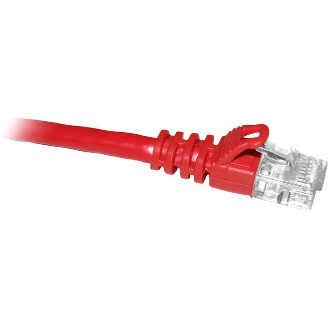 ENET Cat5e Red 10 Foot Patch Cable with Snagless Molded Boot (UTP) High-Quality Network Patch Cable RJ45 to RJ45 - 10Ft C5E-RD-10-ENC