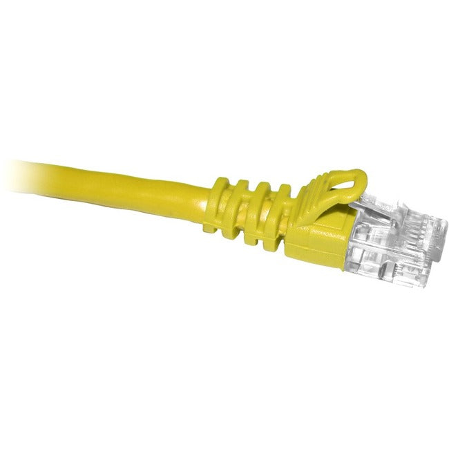 ENET Cat5e Yellow 50 Foot Patch Cable with Snagless Molded Boot (UTP) High-Quality Network Patch Cable RJ45 to RJ45 - 50Ft C5E-YL-50-ENC